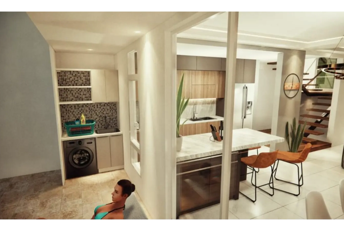 Valparaiso Residences, Casa duplex de tres habitaciones en venta en Bávaro, Punta Cana