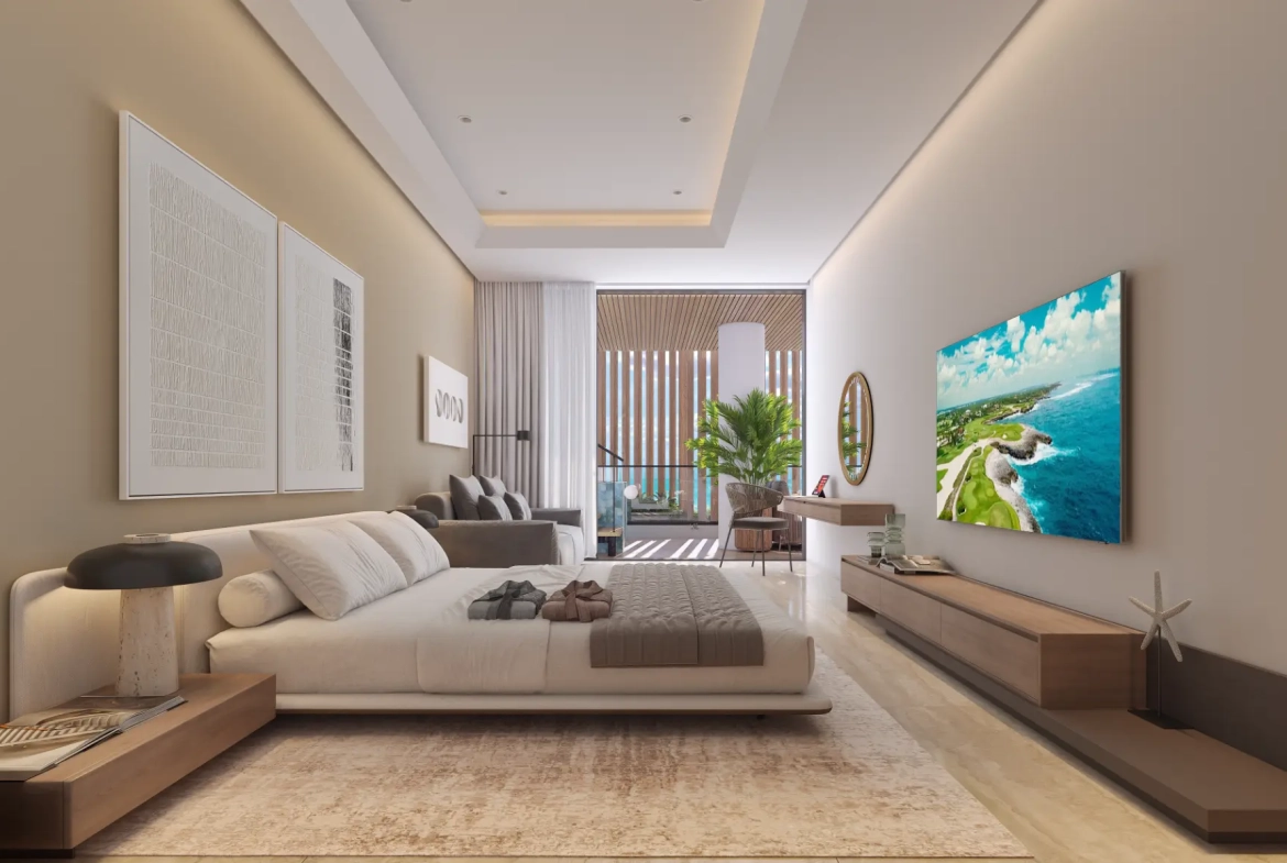 Palm Beach Residences, Appartement de deux chambres à vendre à Cap Cana avec Picuzzi