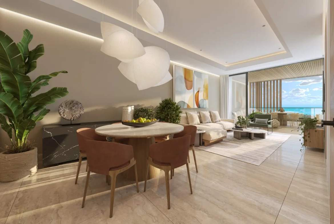 Palm Beach Residences, Appartement de deux chambres à vendre à Cap Cana avec Picuzzi