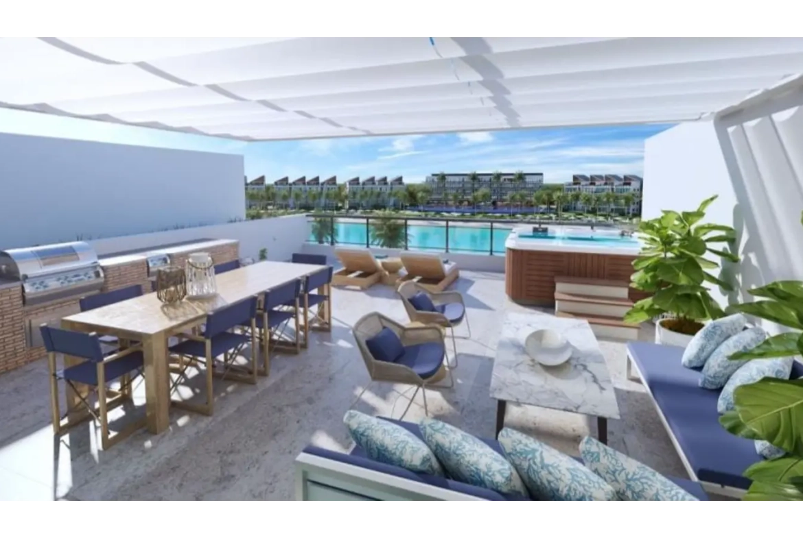The Beach at Punta Cana City Place, Apartamento de una habitación en venta en Bavaro, Punta Cana