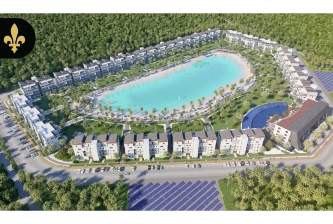 The Beach at Punta Cana City Place, Apartamento de una habitación en venta en Bavaro, Punta Cana