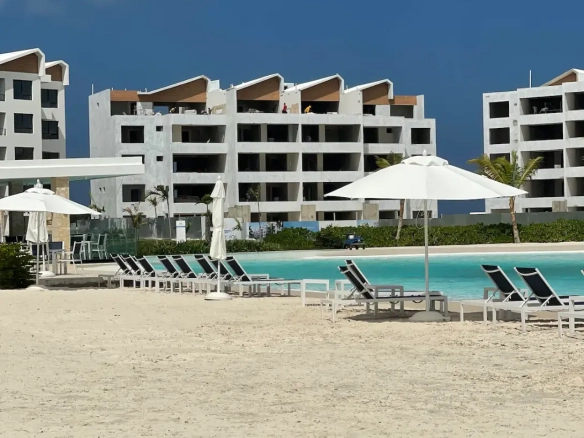 ID , The Beach, One Bedroom Apartment For Sale In Downtown Punta Cana With Terrace ()