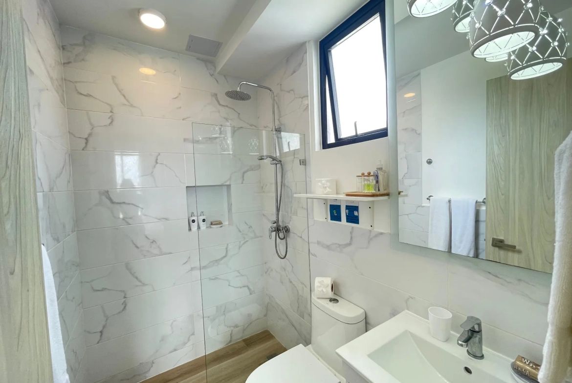 ID , The Beach, Two Bedroom Apartment For Sale In Downtown Punta Cana With Large Balcony ()