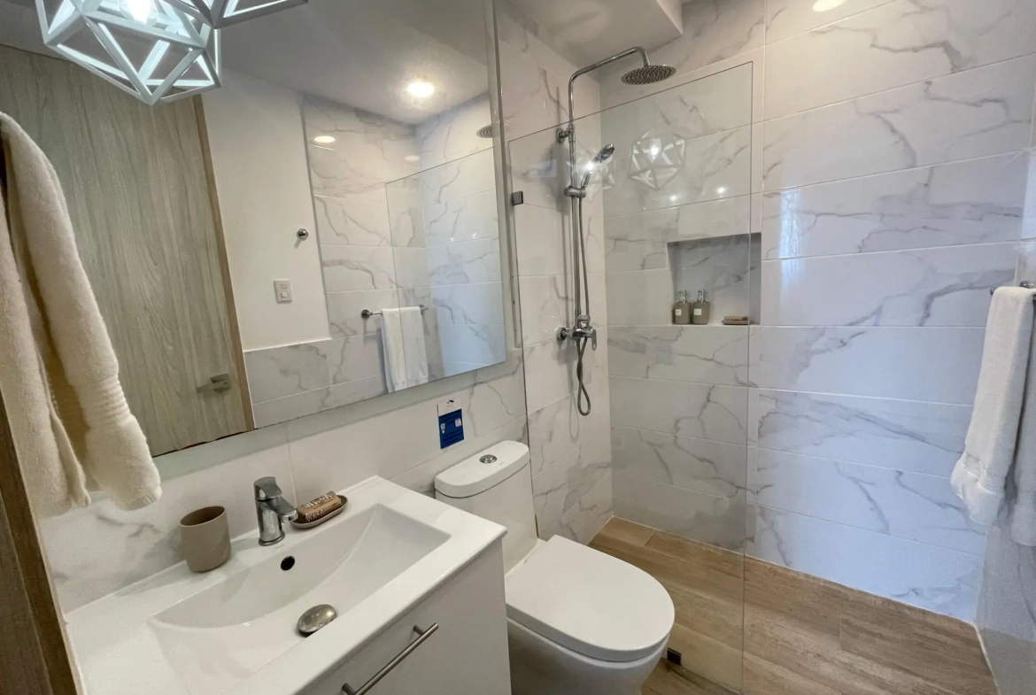 ID , The Beach, Two Bedroom Apartment For Sale In Downtown Punta Cana With Large Balcony ()