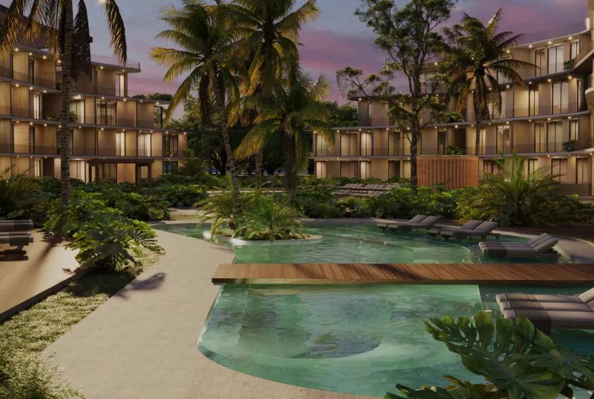 ID , Momentum Residences, One Bedroom Penthouse For Sale In Vista Cana, Punta Cana ()