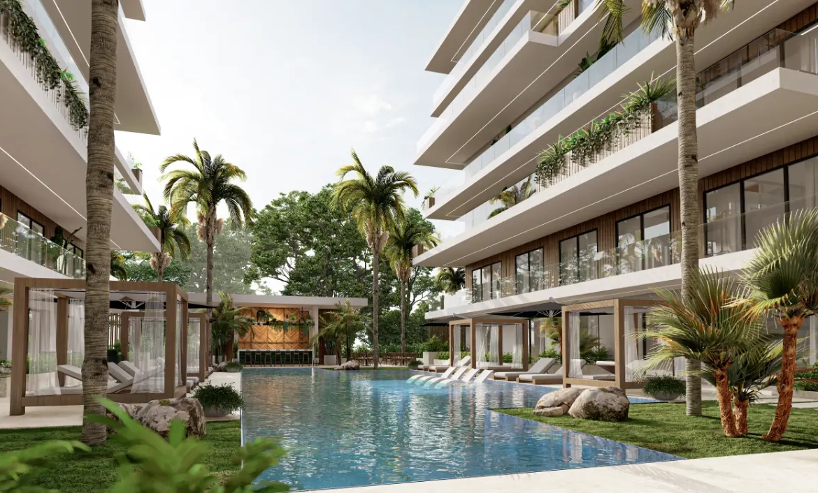 Icon Bay, Apartamento De Un Dormitorio En Venta En Cap Cana Con Vestíbulo