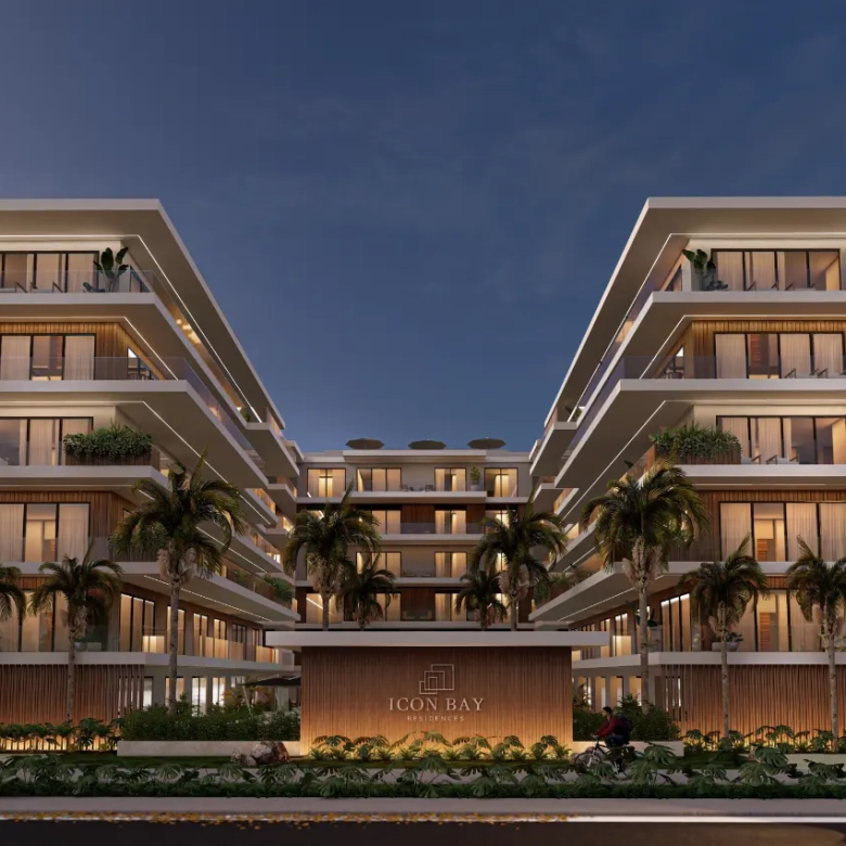 ID , Icon Bay, Apartamento De Dos Habitaciones En Venta En Cap Cana Con Terraza