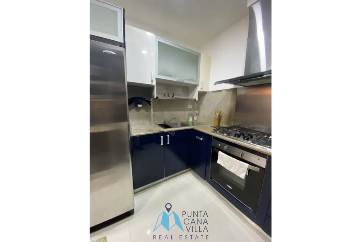 Condo meublé de deux chambres à vendre à Punta Cana Village
