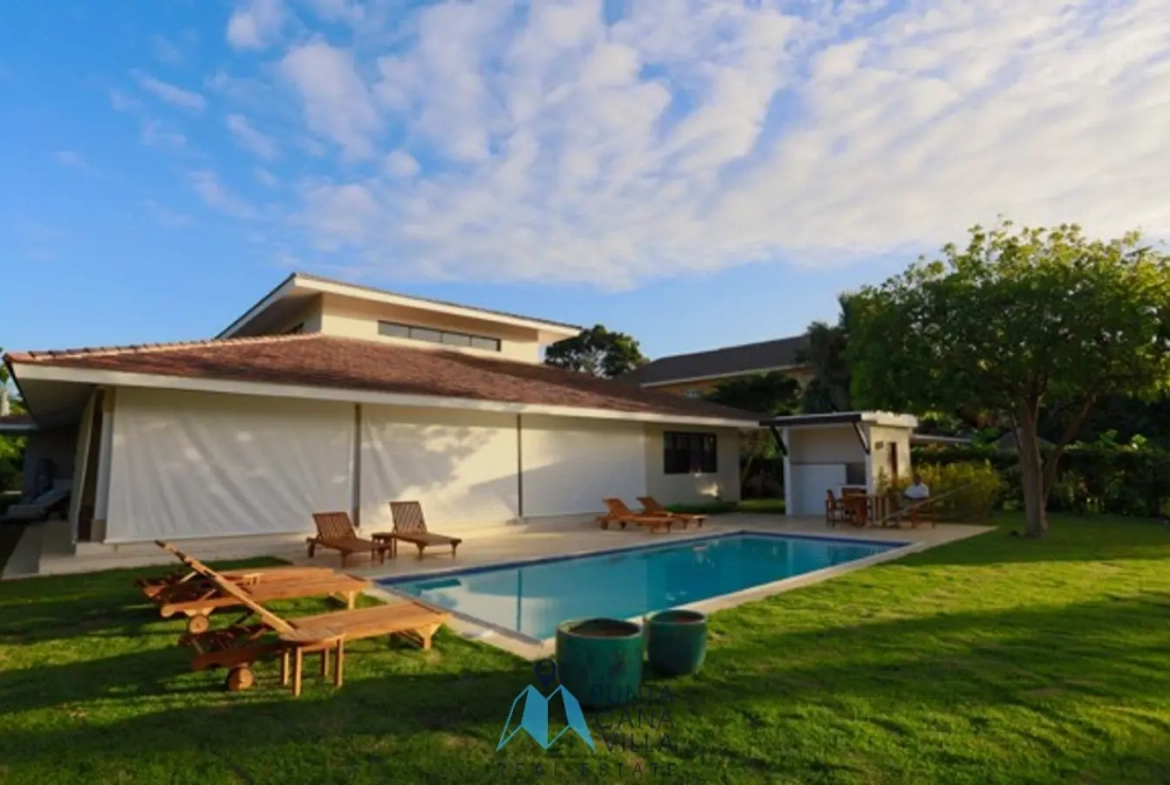 Punta Cana, Maison meublée de quatre chambres à vendre à Tortuga Bay