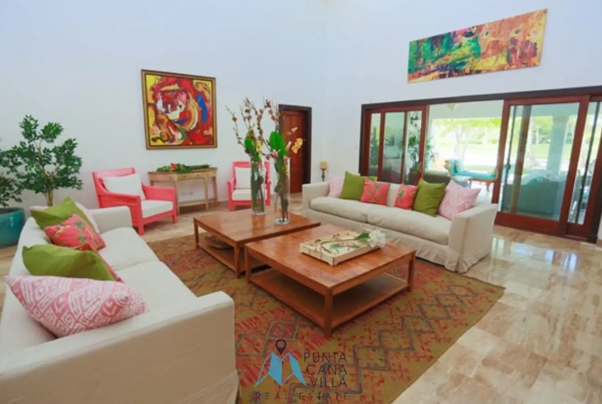 Punta Cana, Maison meublée de quatre chambres à vendre à Tortuga Bay