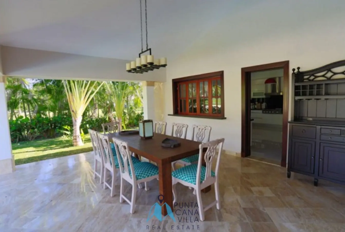 Punta Cana, Maison meublée de quatre chambres à vendre à Tortuga Bay