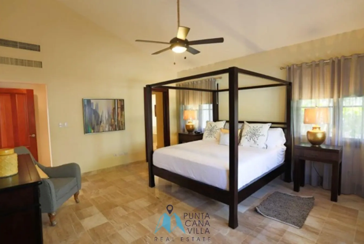 Punta Cana, Maison meublée de quatre chambres à vendre à Tortuga Bay