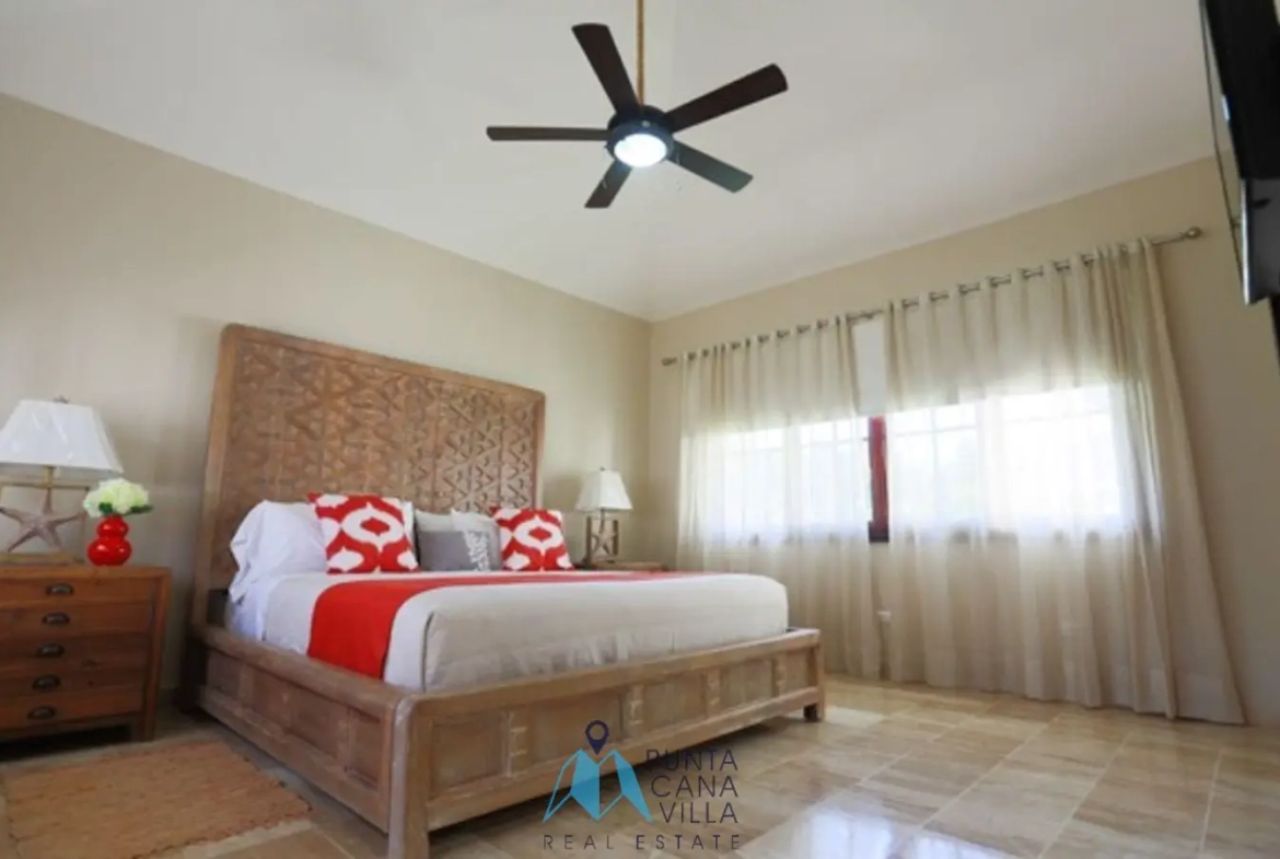 Punta Cana, Maison meublée de quatre chambres à vendre à Tortuga Bay