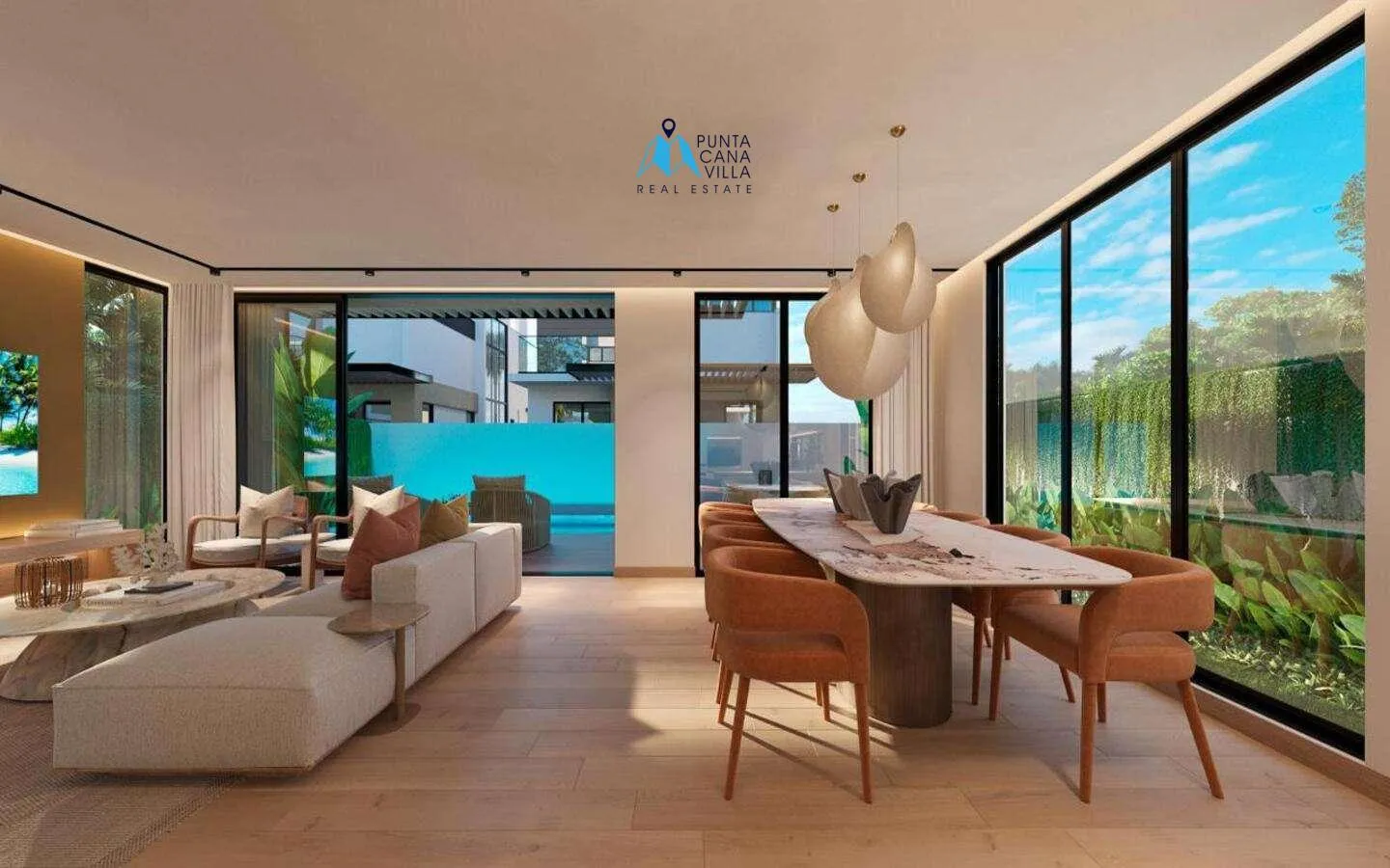 Downtown two bedroom villa for sale in Tropical Beach Residences ()