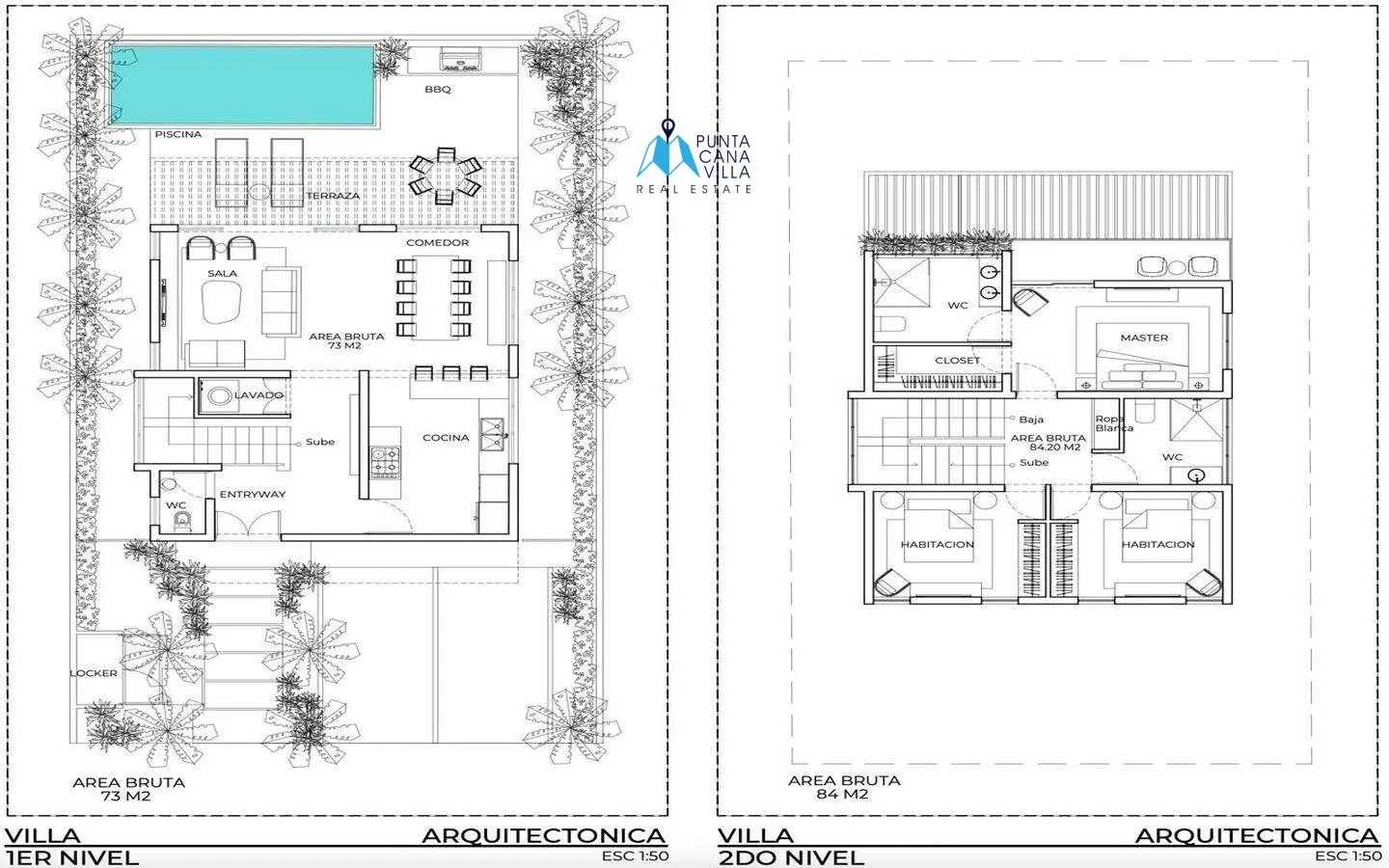Downtown two bedroom villa for sale in Tropical Beach Residences ()