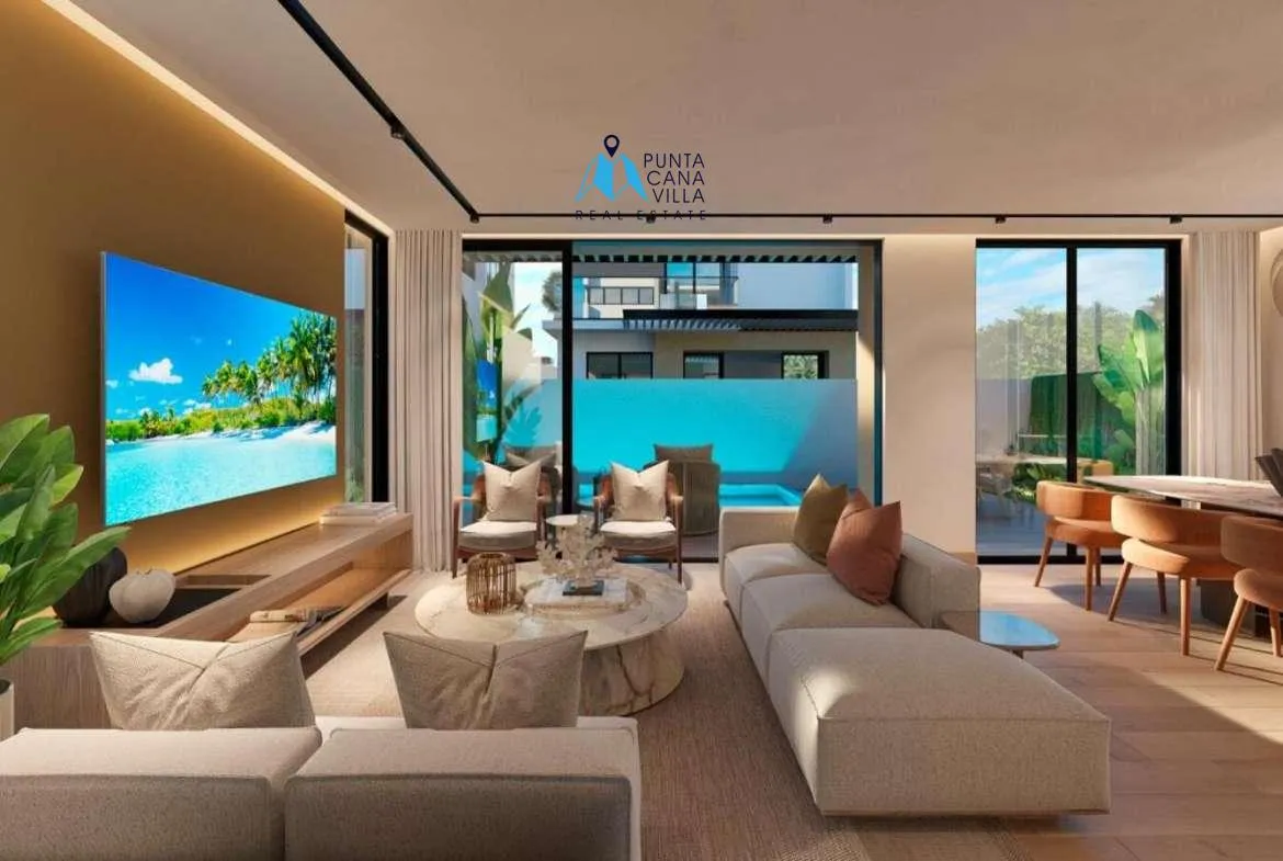 Downtown two bedroom villa for sale in Tropical Beach Residences ()