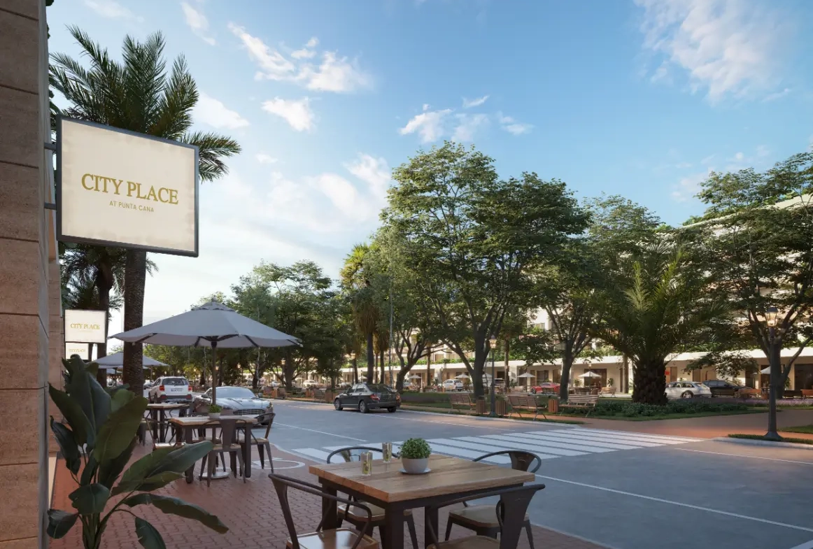 Place de la ville, Condo d’une chambre à vendre à Punta Cana avec hall d’entrée