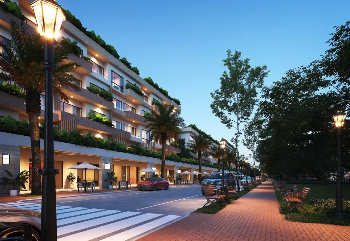 Place de la ville, Condo d’une chambre à vendre à Punta Cana avec hall d’entrée
