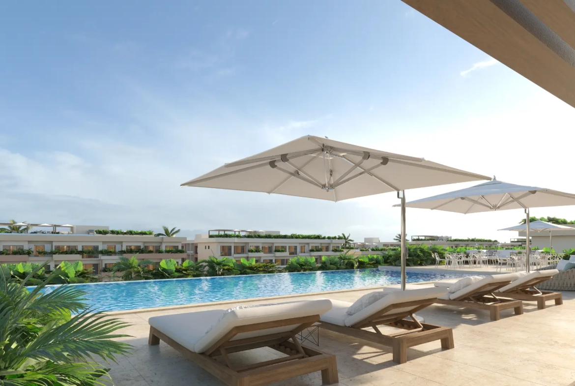 City Place, Condo de deux chambres à vendre à Punta Cana avec ascenseur