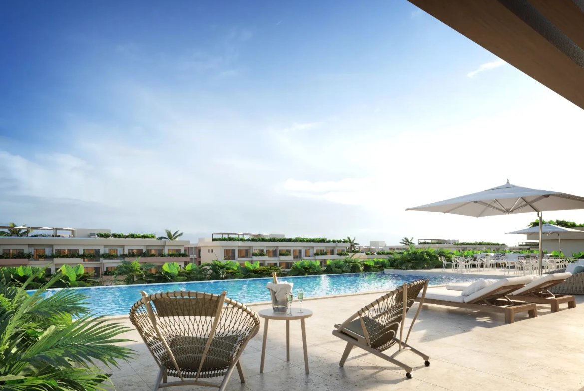 City Place, Condo de deux chambres à vendre à Punta Cana avec ascenseur