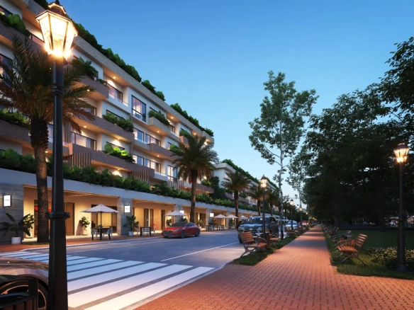 ID , One Bedroom Studio Penthouse For Sale In City Place, Punta Cana With Side View ()