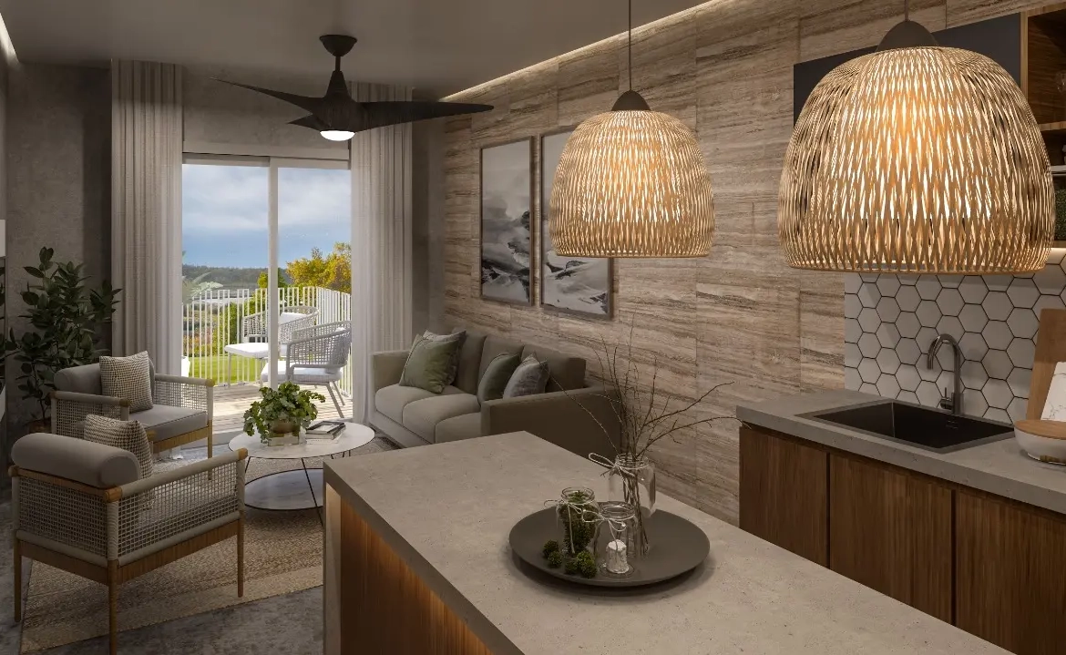 Pueblito Caribeno, Apartamento De Un Dormitorio En Venta En Punta Cana Con Vista A La Calle