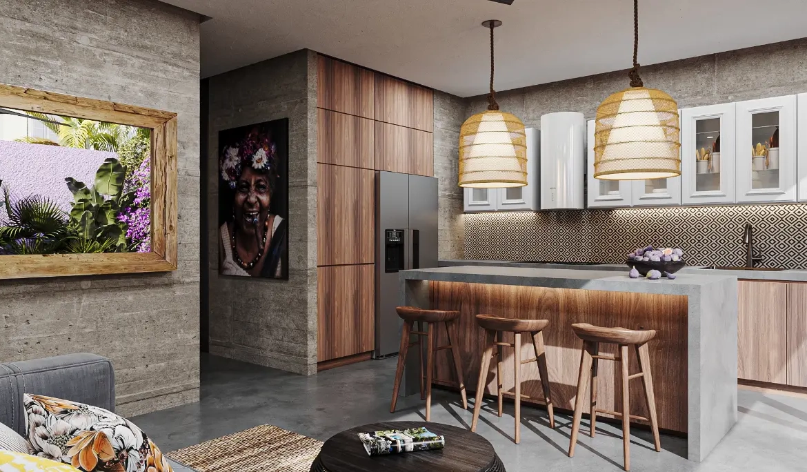 Pueblito Caribeño in Vista Cana, Appartement de deux chambres à coucher à vendre à Punta Cana avec patio