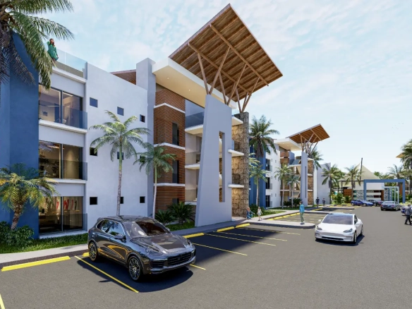 ID , Apartamento de dos habitaciones en venta en The Palms Residences, White Sands, Punta Cana ()