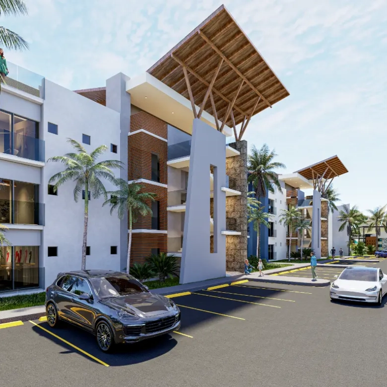 ID , Two Bedroom Condo for Sale at The Palms Residences, White Sands, Punta Cana ()