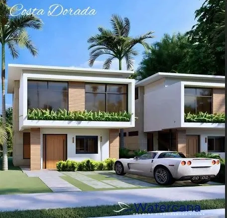 Costa Dorada: Villa de tres habitaciones en venta en Watercana Country & Residences Villas, Punta Cana