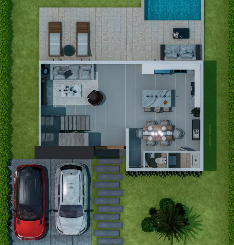 Villa Bahía Serena: Villa de tres habitaciones en venta en Watercana Country & Residences Villas, Punta Cana