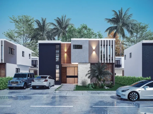 ID , Maison Bahia Serena, maison de trois chambres à vendre à Watercana Country & Residences Villas, Punta Cana ().