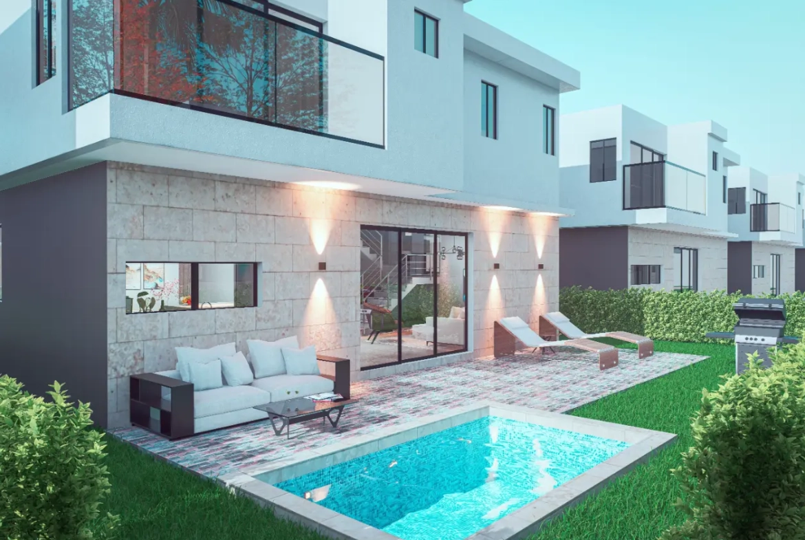 ID , Villa Mare Three Bedroom Villa For Sale In Watercana Country & Residences Villas, Punta Cana ()