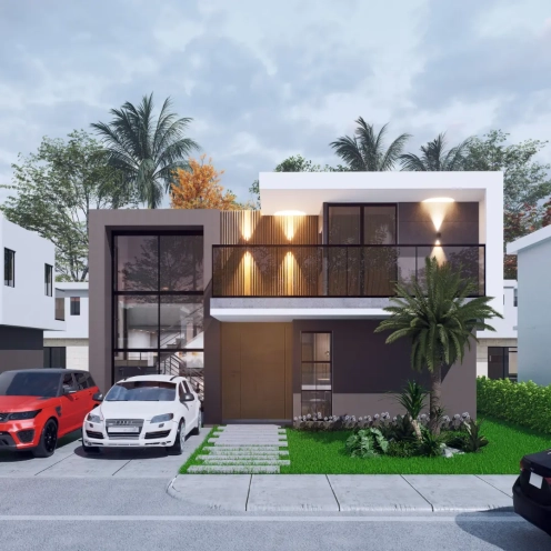 ID , Villa Mare Three Bedroom Villa For Sale In Watercana Country & Residences Villas, Punta Cana ()