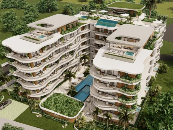 ID , Danzza luxury Residences, One Bedroom Penthouse For Sale In Cap Cana ()