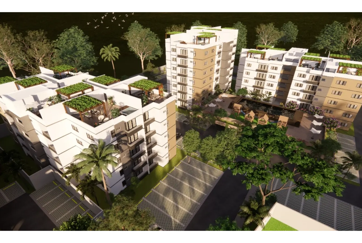 Residencial Jardines del Prado – Apartamento de un dormitorio en venta en Punta Cana