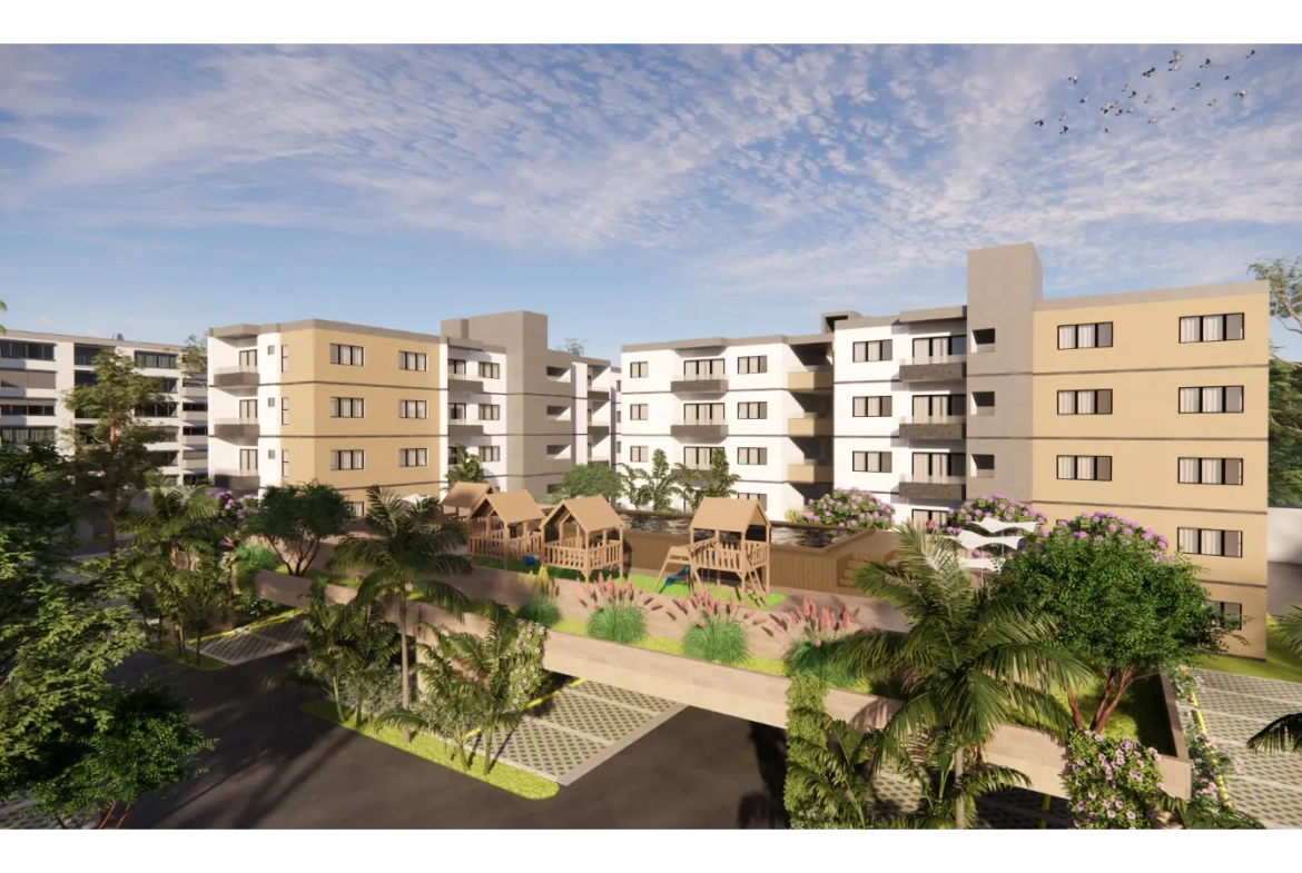 Residencial Jardines del Prado – Apartamento de un dormitorio en venta en Punta Cana