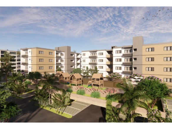 Jardines del Prado 2 Bedroom Apartment with Optional Jacuzzi for Sale in Punta Cana