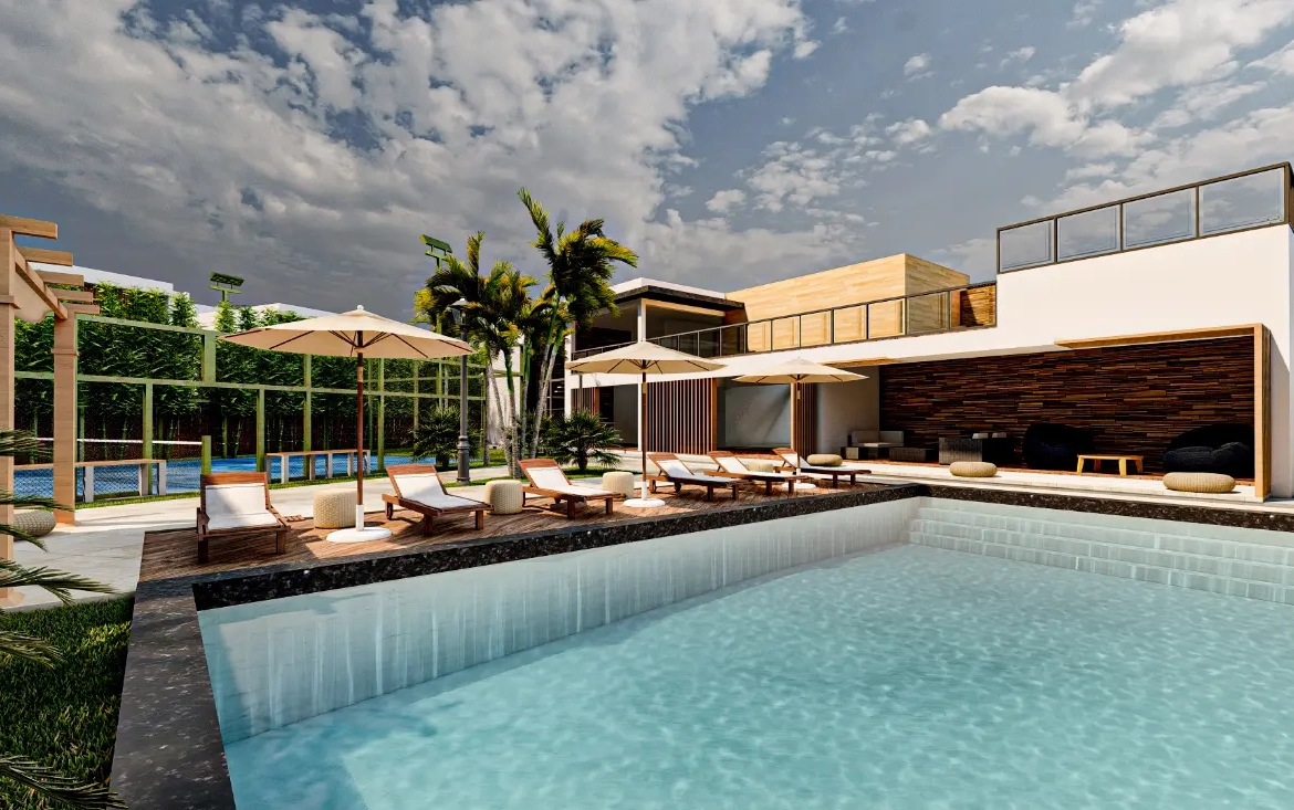 White Palms, Villa de tres habitaciones en venta en Bávaro, Punta Cana