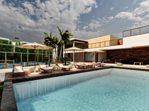 ID , Three Bedroom Villa for Sale at White Palms, West Side, Punta Cana ()