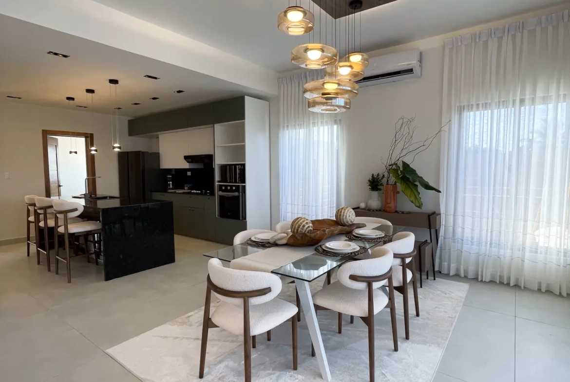 White Palms, Villa de tres habitaciones en venta en Bávaro, Punta Cana