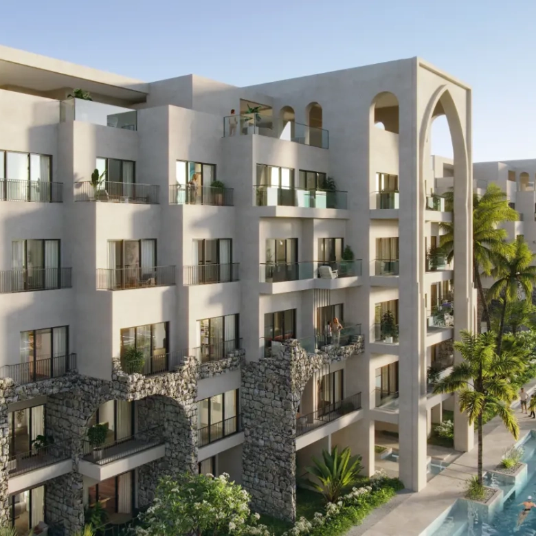 ID , Poseidonia Residences, Apartamento De Una Habitación En Venta En Cana Bay Beach And Golf Resort, Punta Cana ()