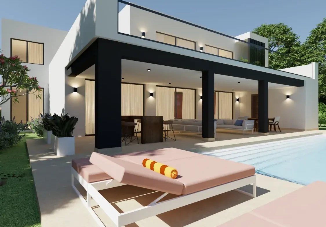 Villa Karaia, Villa de cuatro habitaciones en venta en Punta Cana Village, República Dominicana