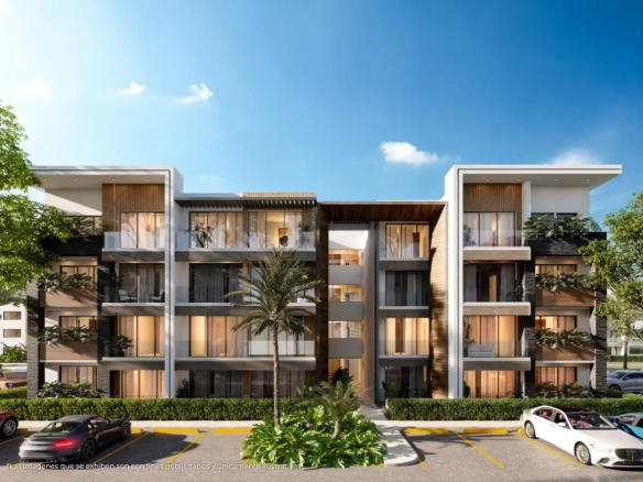 ID , Garden City, Two Bedroom Apartment For Sale In Bavaro, Punta Cana With Lobby ()