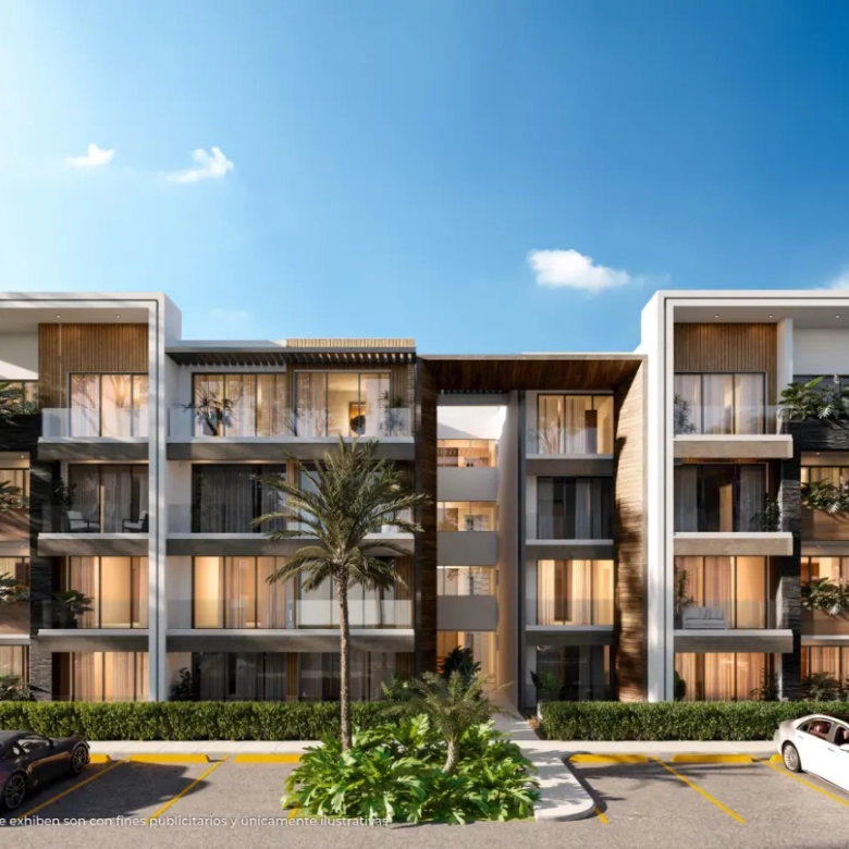 ID , Garden City, Two Bedroom Apartment For Sale In Bavaro, Punta Cana With Lobby ()