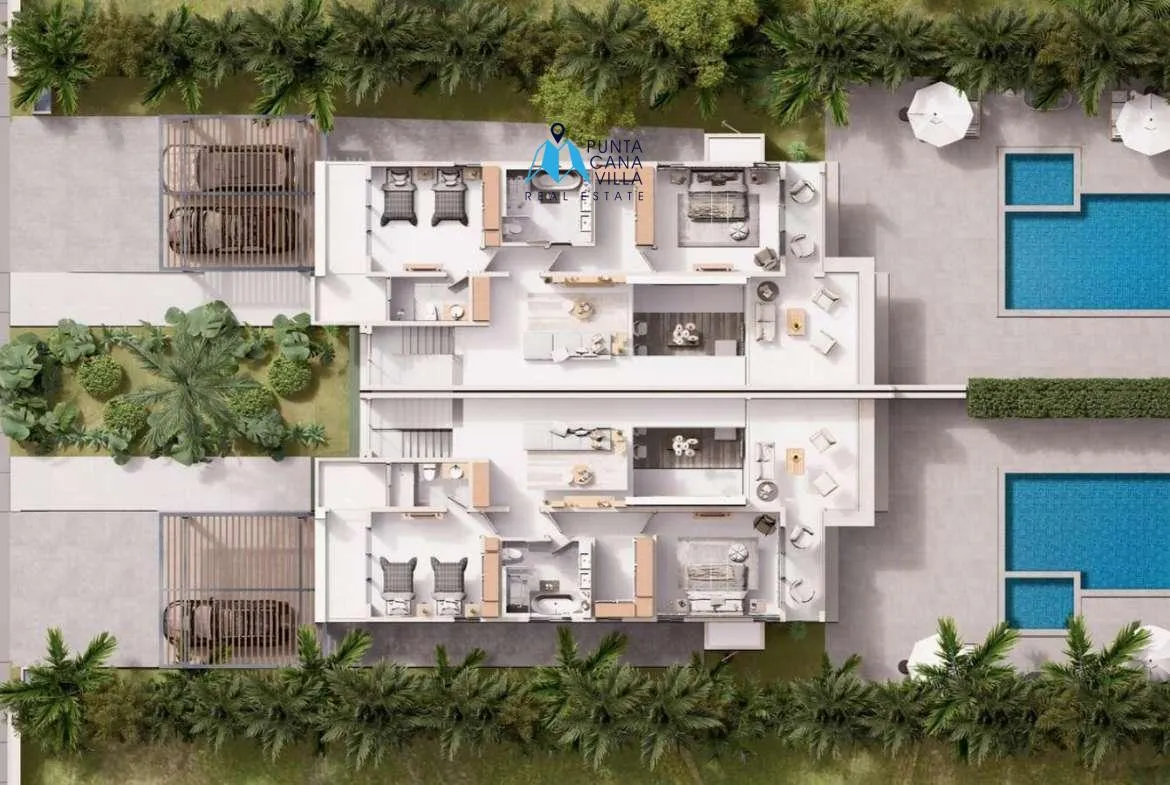 Stella Marina Three bedroom duplex villa for sale in Cocotal ()