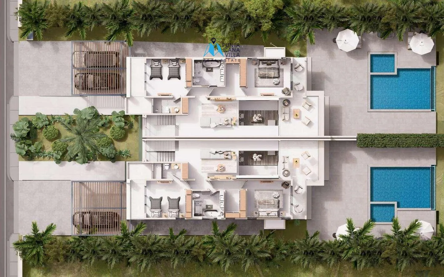 Stella Marina, Dúplex de Tres Habitaciones Villa En Venta En Cocotal
