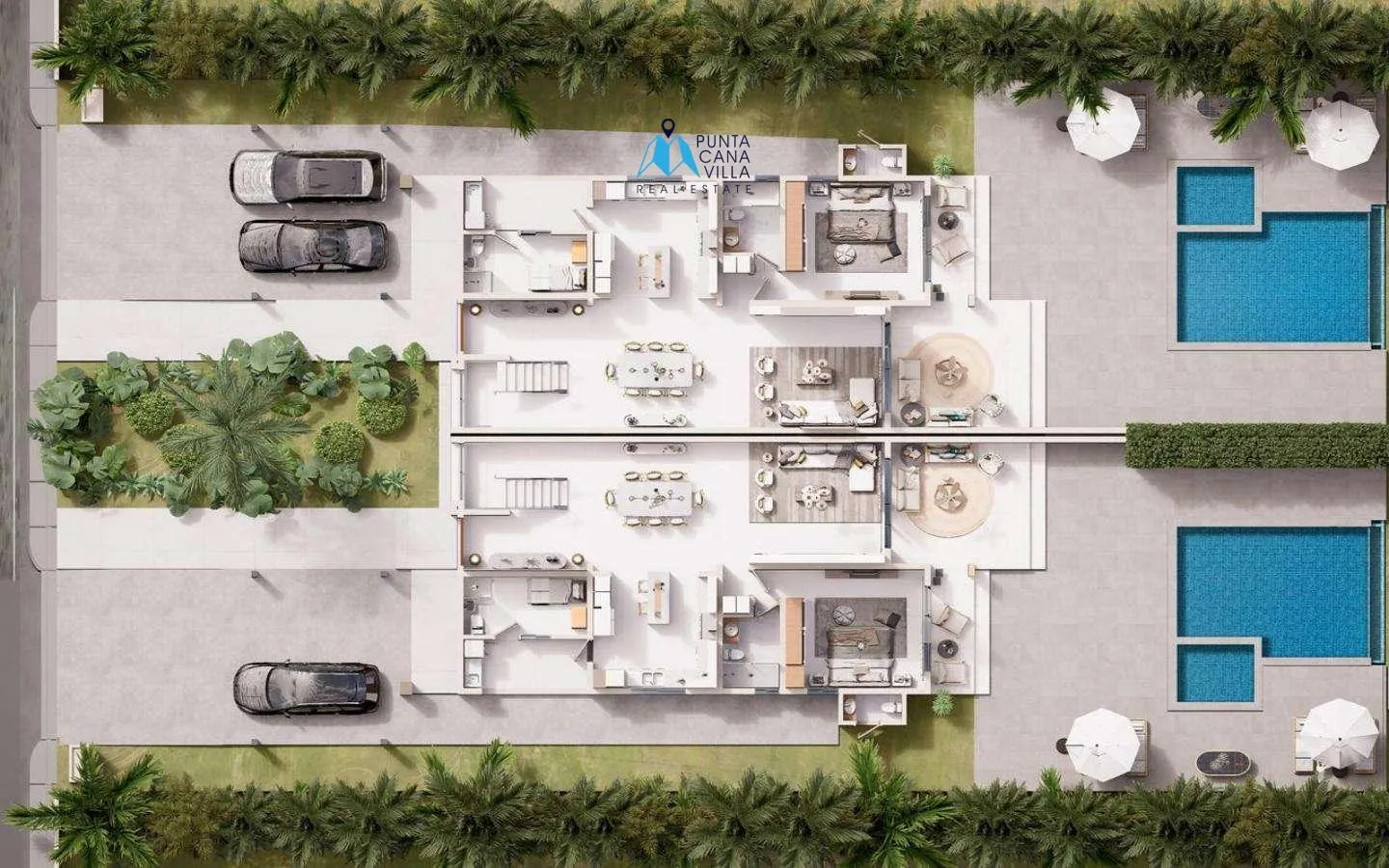 Stella Marina, Dúplex de Tres Habitaciones Villa En Venta En Cocotal