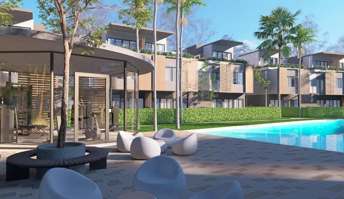 ID , Green Garden III, One Bedroom Apartment For Sale In Vista Cana, Punta Cana With Patio ()