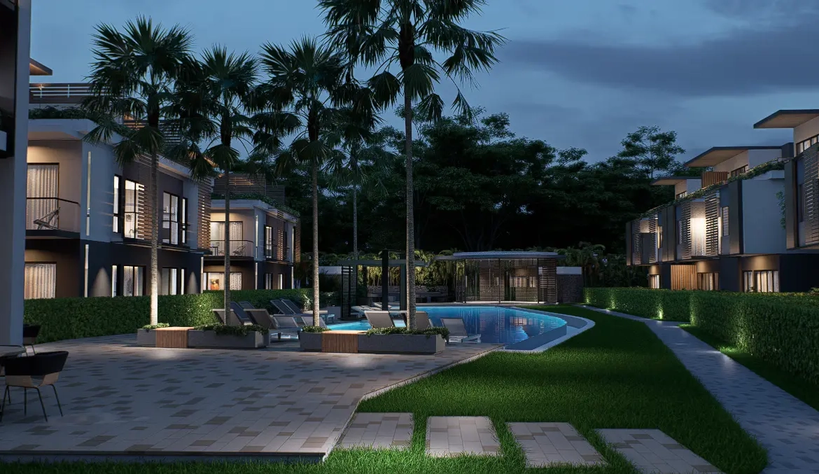 ID , Green Garden III, One Bedroom Apartment For Sale In Vista Cana, Punta Cana With Patio ()